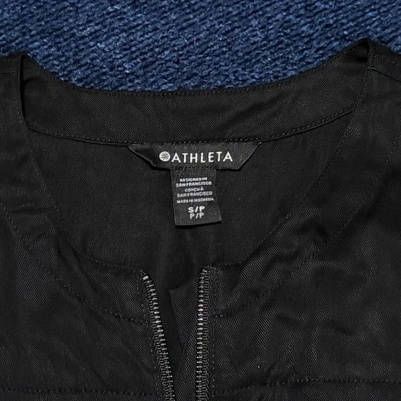 Athleta Celestial Utility Black Jumpsuit Size Small - Picture 8 of 12